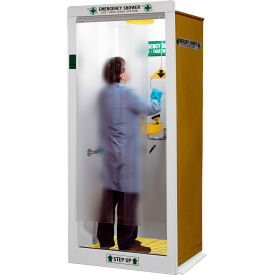 Emergency Shower/Decontamination Booth, 40" X 37" X 90"