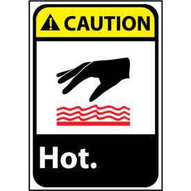 Caution Sign 14x10 Aluminum - Hot