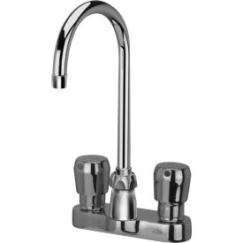 4" Centerset Gooseneck Metering Faucet, Lead Free