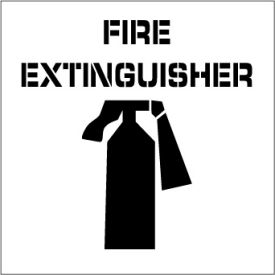 Plant Marking Stencil 20x20 - Fire Extinguisher
