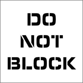 Plant Marking Stencil 20x20 - Do Not Block
