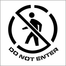Plant Marking Stencil 20x20 - Do Not Enter
