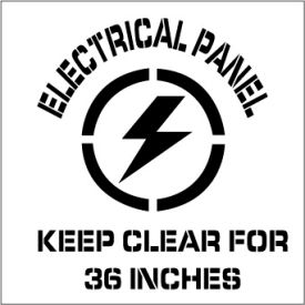 Plant Marking Stencil 20x20 - Electrical Panel