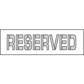 Parking Lot Stencil 58x8 - Reserved