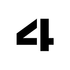 Individual Character Stencil 24" - Number 4