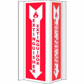 Fire Visi Sign - Bilingual - Fire Extinguisher Extinor