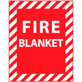Fire Safety Sign - Fire Blanket - Plastic
