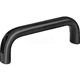Aluminum Cabinet U-Handle - 7.01" L x 1.02" Dia Black