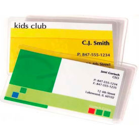 Glossy Pouches - Business Card, 5 mil, 100 pack