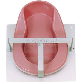 Single Bedpan Rack, Aluminum