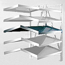 Steel Pick Shelf Kit, Double, Tilt/Tilt, 50"W x 48"D