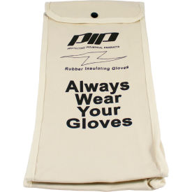 Protective Canvas Bag For Rubber Insulating Gloves, 16"L, One Size