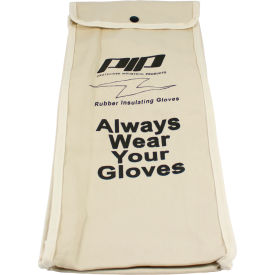 Protective Canvas Bag For Rubber Insulating Gloves, 18"L, One Size