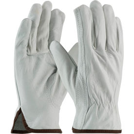 PIP Top Grain Cowhide Drivers Gloves, Keystone Thumb, Economy Grade, S