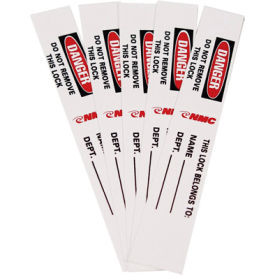 Lock Identification Labels - Danger Do Not Remove This Lock