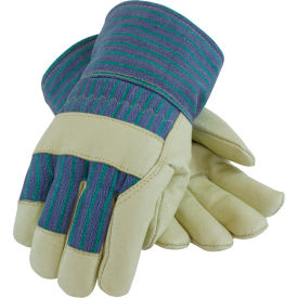 PIP Pigskin Leather Palm with 3M Thinsulate Lining, Striped Fabric