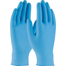 Industrial Grade Nitrile Glove, Powder-Free, Textured, Blue, XL, 100/Box