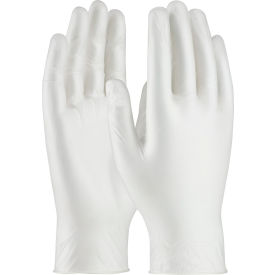 Ambi-Dex 64-435PF Industrial Grade Vinyl Gloves, 5 Mil, Powder-Free, M, White, 100/Box