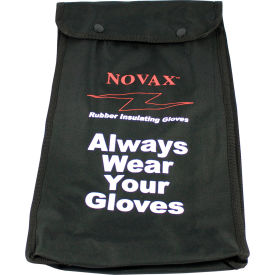 Protective Bag For Rubber Insulating Gloves, 14"L Black One Size