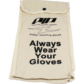 Protective Canvas Bag For Rubber Insulating Gloves, 14"L, One Size