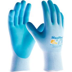 MaxiFlex Active Foam Nitrile Gloves, Blue, Size S, 12 Pairs
