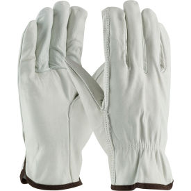 PIP Top Grain Cowhide Drivers Gloves, Straight Thumb, Regular Grade