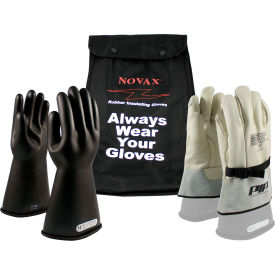 PIP ESP Kit, 1 Pair Black ESP Glove, 1 Pair Cow, Class 1, Size 9