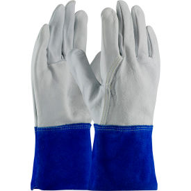 IG/TIG Welder's Gloves, Top Grain Goatskin, Wing Thumb, 4"Length