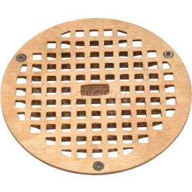 5" Dia. Round Floor Drain W/Screws, Brass