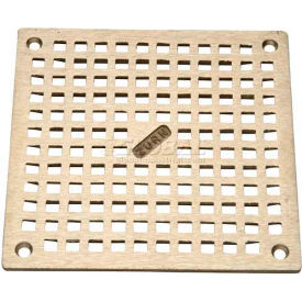 6" x 6" Square Floor Drain with Screws, Nickel