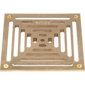 7-11/16" x 7-11/16" Square Floor Drain W/Screws, Brass
