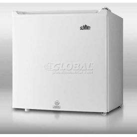 Compact Refrigerator/Freezer, White, 1.7 Cubic Feet Capacity