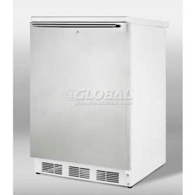Commercial Built In Undercounter Refrigerator W/Lock 5.5 Cu. Ft. White