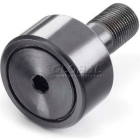 Cam Follower, Sealed, Hex Head, Crowned OD, 1-1/2"L Stud, 0.875"W Roller, 1.5" Roller Dia.
