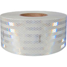 Conspicuity Reflective Tape, White, 2"W x 150'L, 1 Roll
