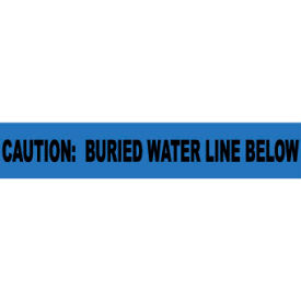 Non-Detectable Underground Warning Tape - Caution Buried Water Line Below - 6"W