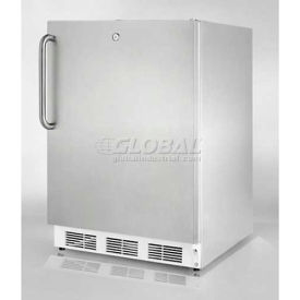 Built-In Undercounter Refrigerator, Complete S/S,, Front Lock