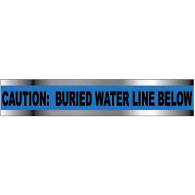 Detectable Underground Warning Tape - Caution Buried Water Line Below - 2"W