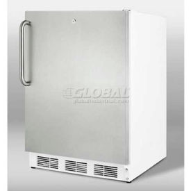 Summit-ADA Compact All-Refrigerator, Freestanding, S/S Door, Lock