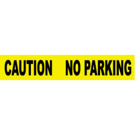3"W x 1000'L Yellow Barricade Tape, "Caution No Parking"