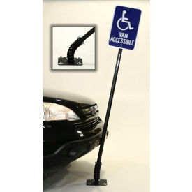 Standard FlexPost Sign Post, For Concrete Surface, 78"H