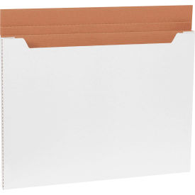 Corrugated Jumbo Fold-Over Mailers, 30"L x 22-1/2"W x 1"H, White