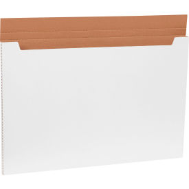 Corrugated Jumbo Fold-Over Mailers, 36"L x 24"W x 1"H, White