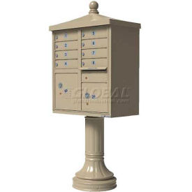 Vital Cluster Box Unit w/Vogue Traditional Accessories, Sandstone