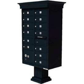 Vital Cluster Box Unit w/Vogue Classic Accessories, Black