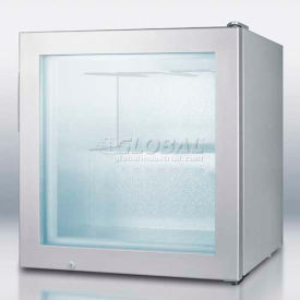 Summit-Compact Commercial Vodka Chiller, Self-Closing Glass Door