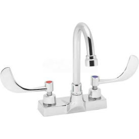 Gooseneck Centerset Faucet, 4" Handles, ADA Compliant