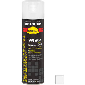 High Performance Rust Preventive Enamel Aerosol, Gloss White, 15 oz.