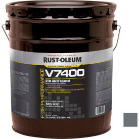 340 VOC DTM Alkyd Enamel, Navy Gray 5 Gallon Pail - 245444