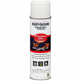 Rust-Oleum Solvent-Based Precision-Line Inverted Marking Paint Aerosol, White